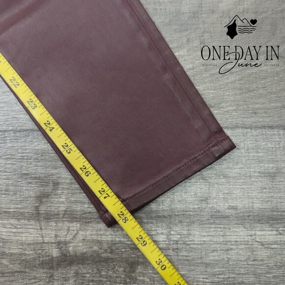 Adriano Goldschmied The Legging Ankle Faux Leather Jeans Size 27 (4) - Picture 5 of 6